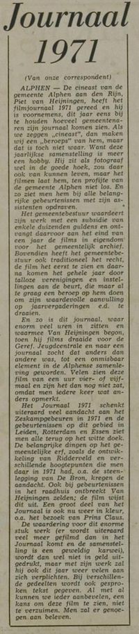 Nieuwe Leidsche Courant 19-1-1972
